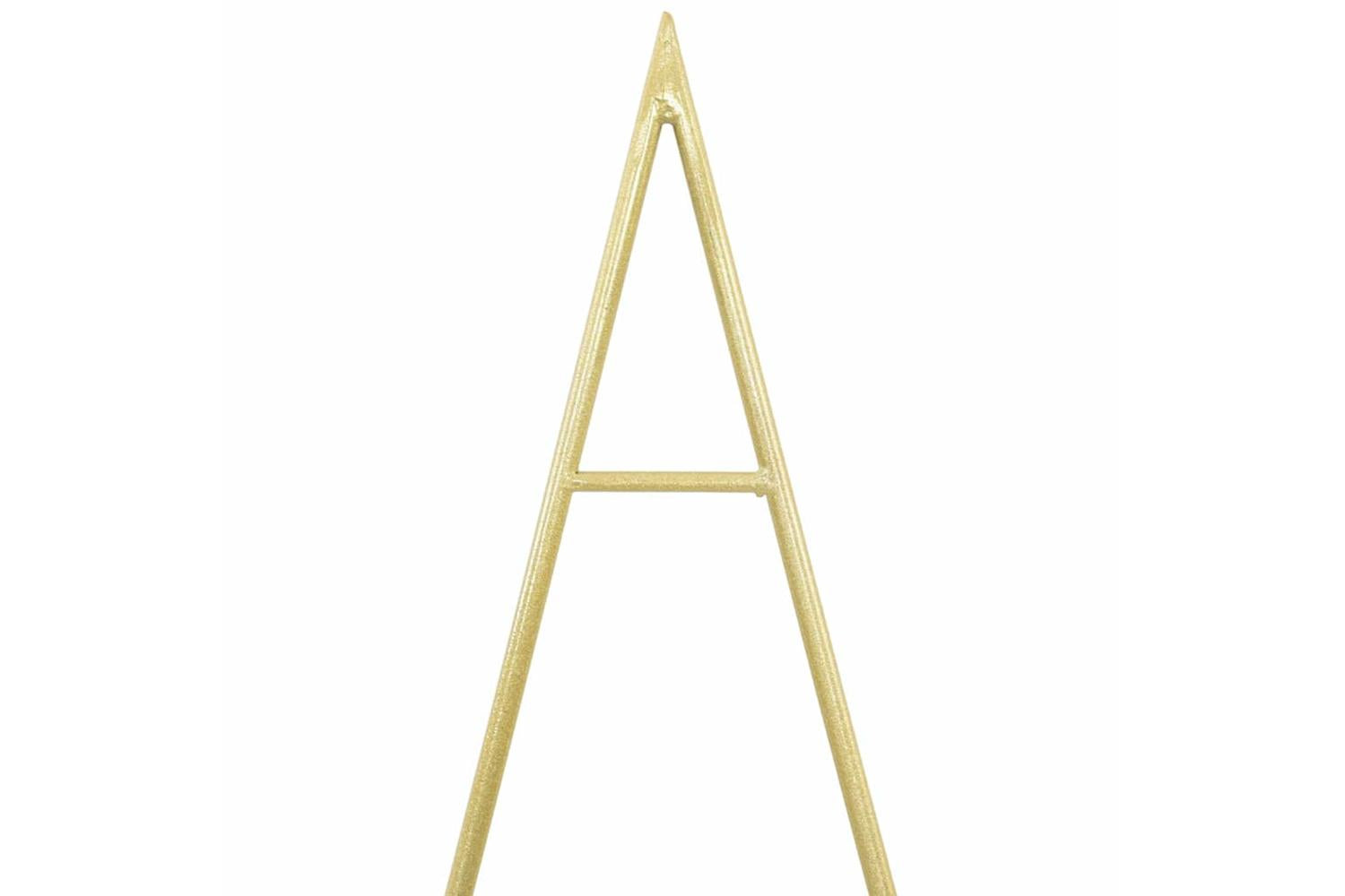 Vidaxl Metal Christmas Tree With Stand Gold 125 Cm Powder-coated Steel-7