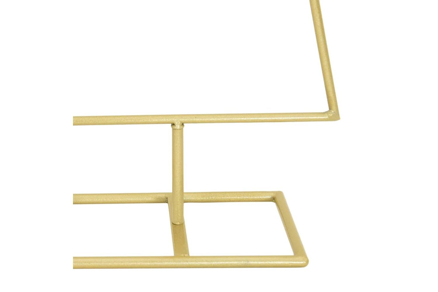 Vidaxl Metal Christmas Tree With Stand Gold 125 Cm Powder-coated Steel-8