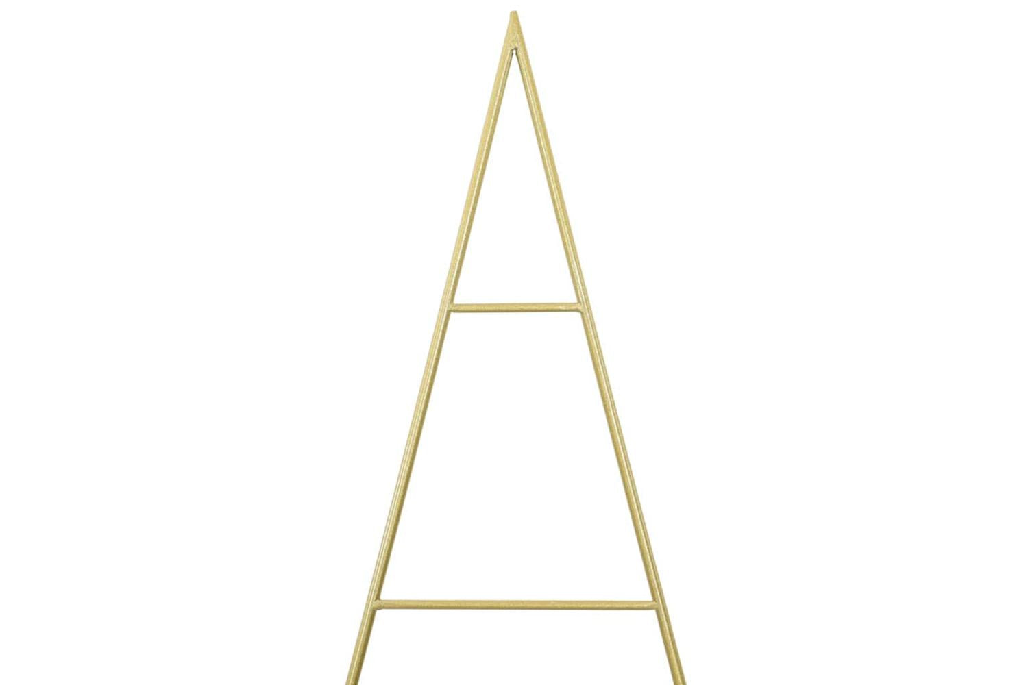 Vidaxl Metal Christmas Tree With Stand Gold 180 Cm Powder-coated Steel-7