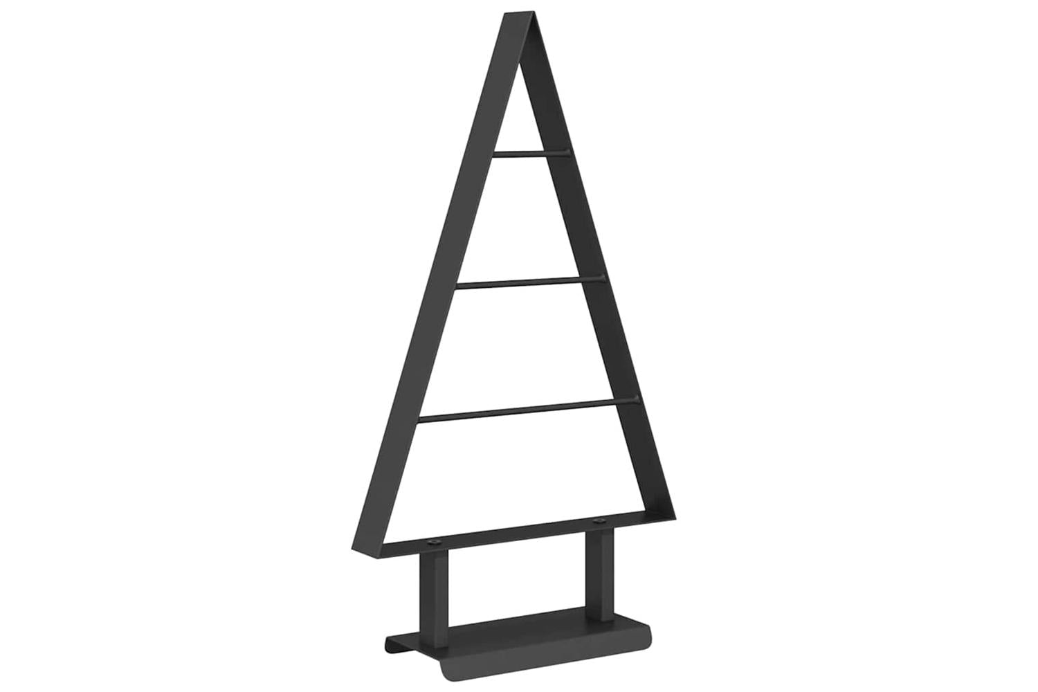 Vidaxl Metal Christmas Tree With Stand Black 60 Cm Steel-2