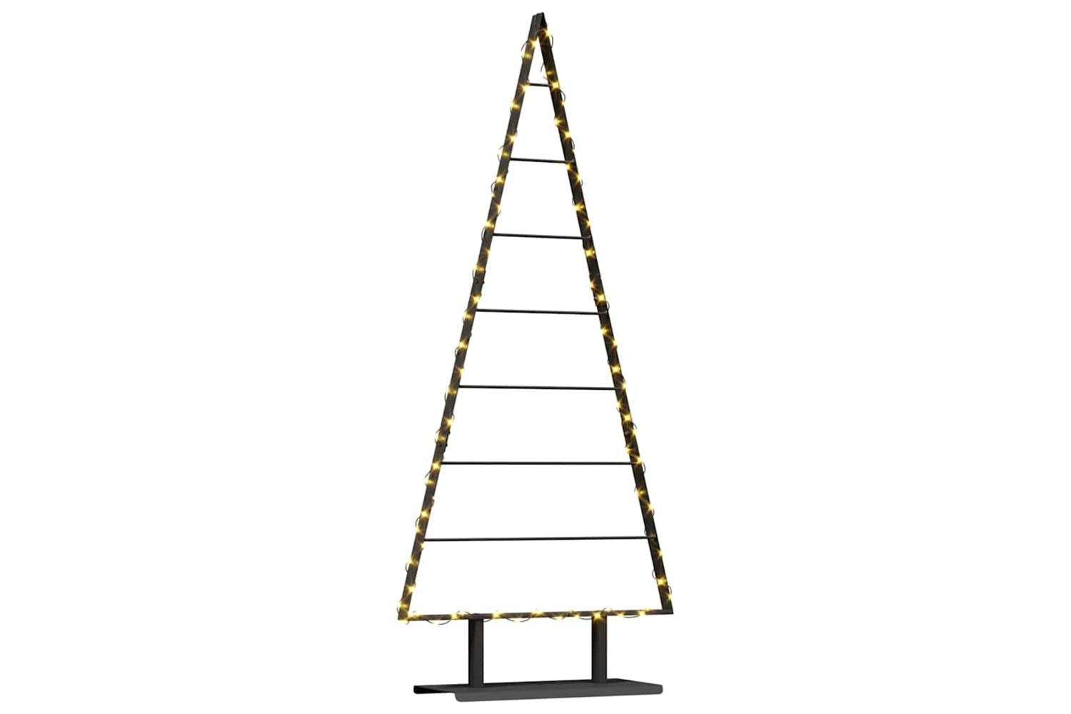 Vidaxl Metal Christmas Tree With Stand Black 150 Cm Steel-3
