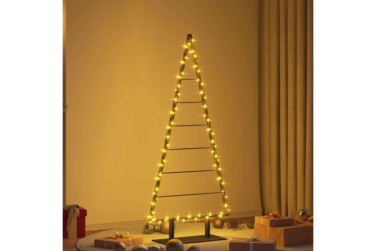 Vidaxl Metal Christmas Tree With Stand Black 150 Cm Steel-4