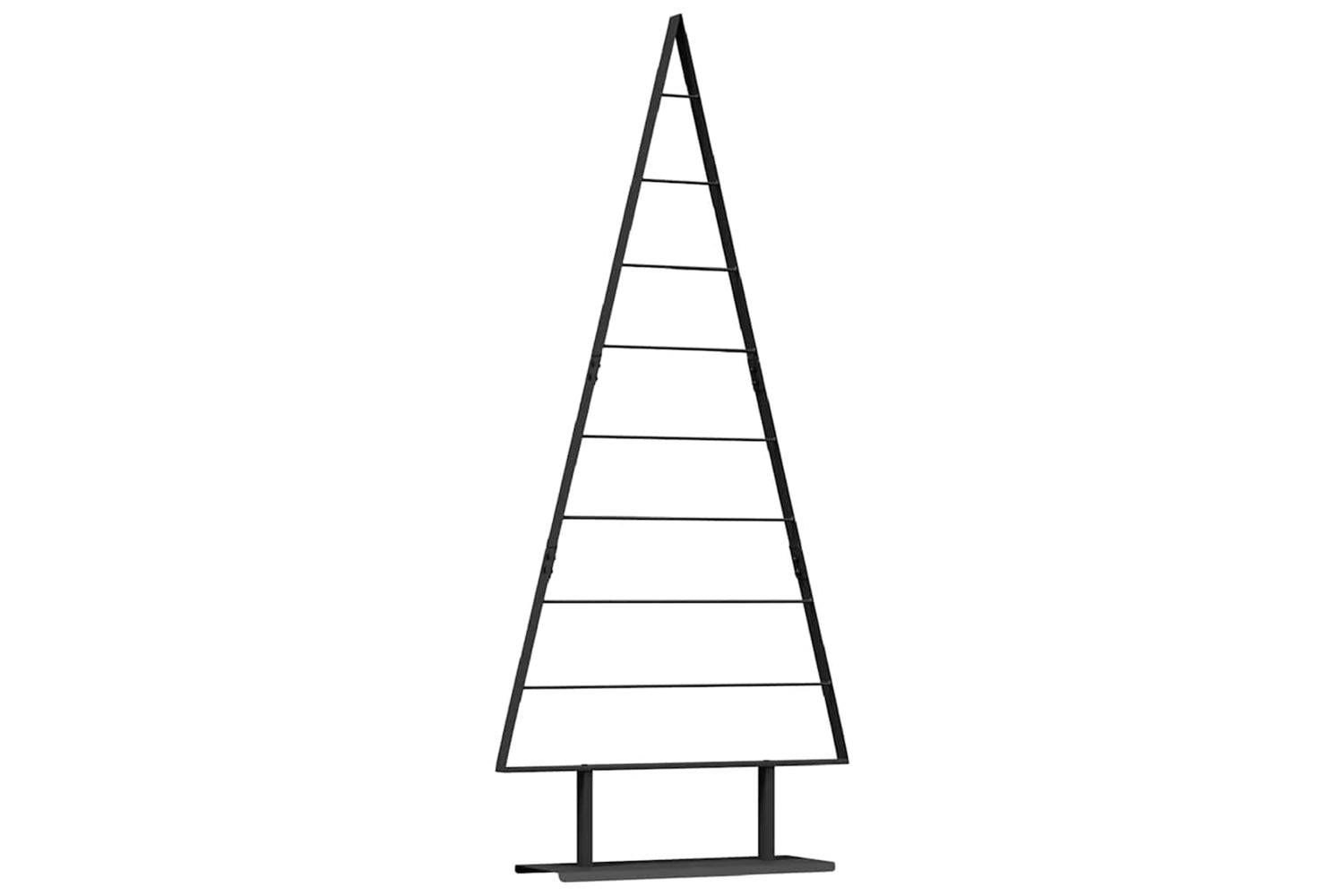Vidaxl Metal Christmas Tree With Stand Black 180 Cm Steel-2