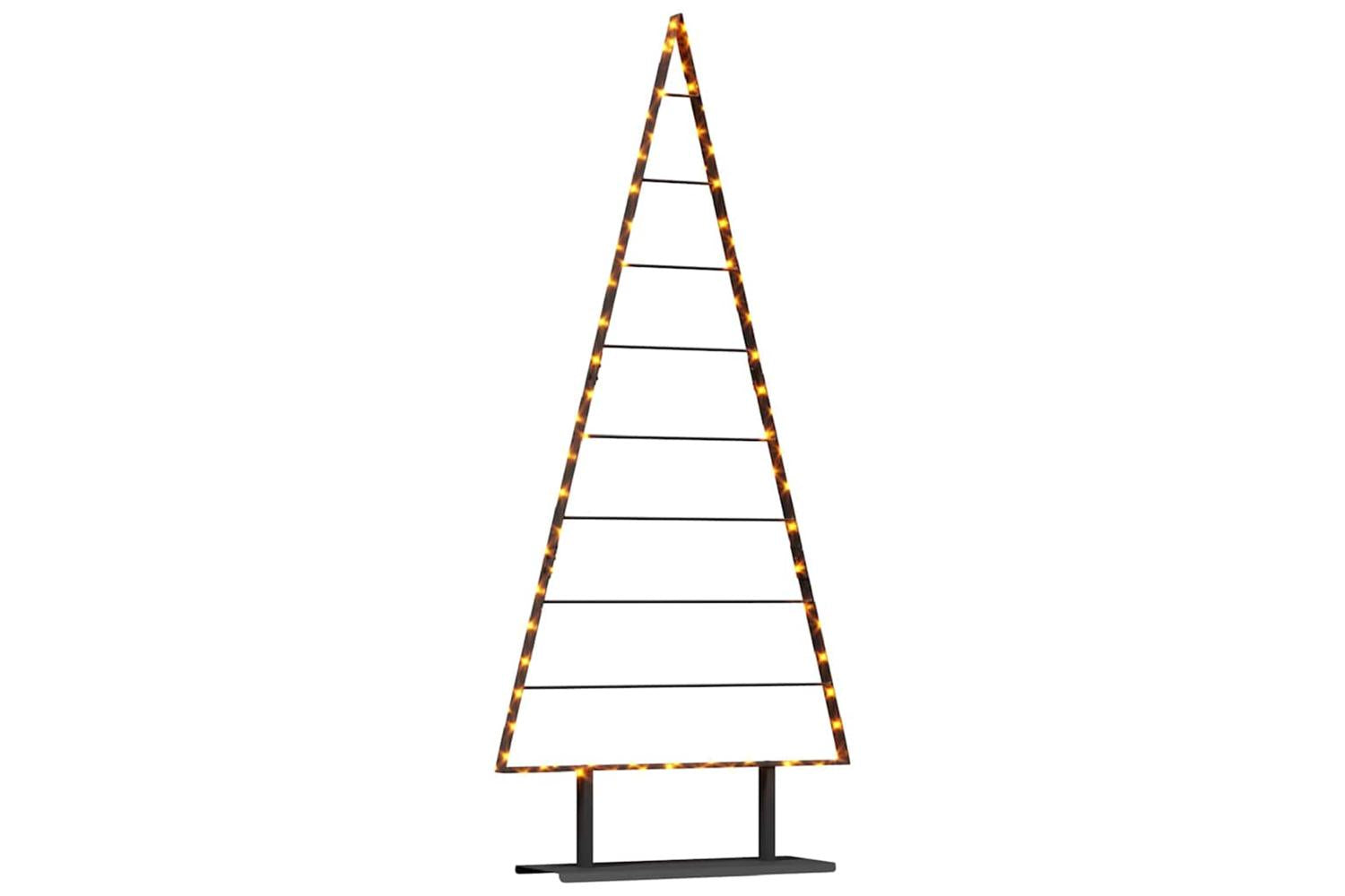 Vidaxl Metal Christmas Tree With Stand Black 180 Cm Steel-3