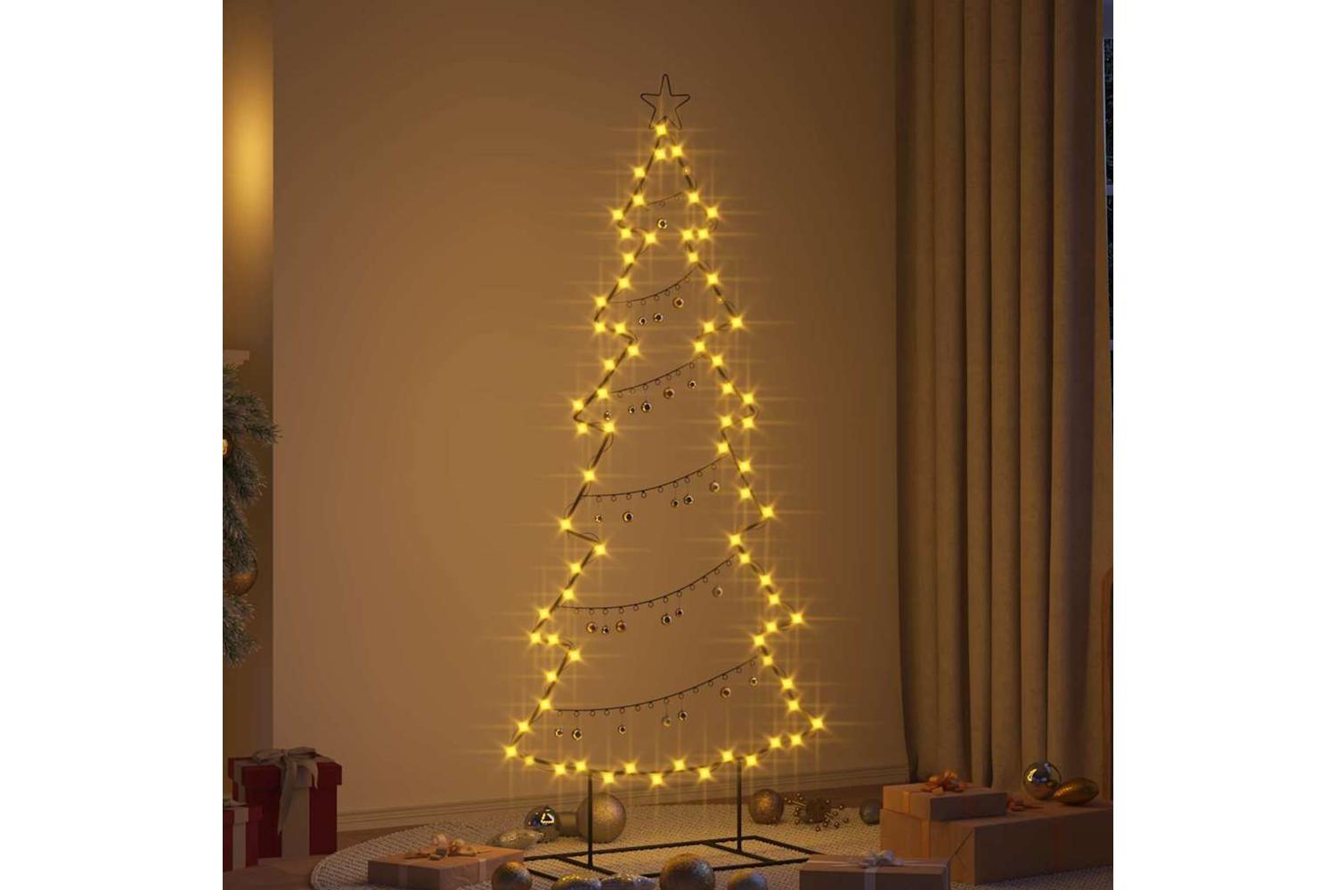 Vidaxl Metal Christmas Tree With Stand Black 180 Cm Steel-4
