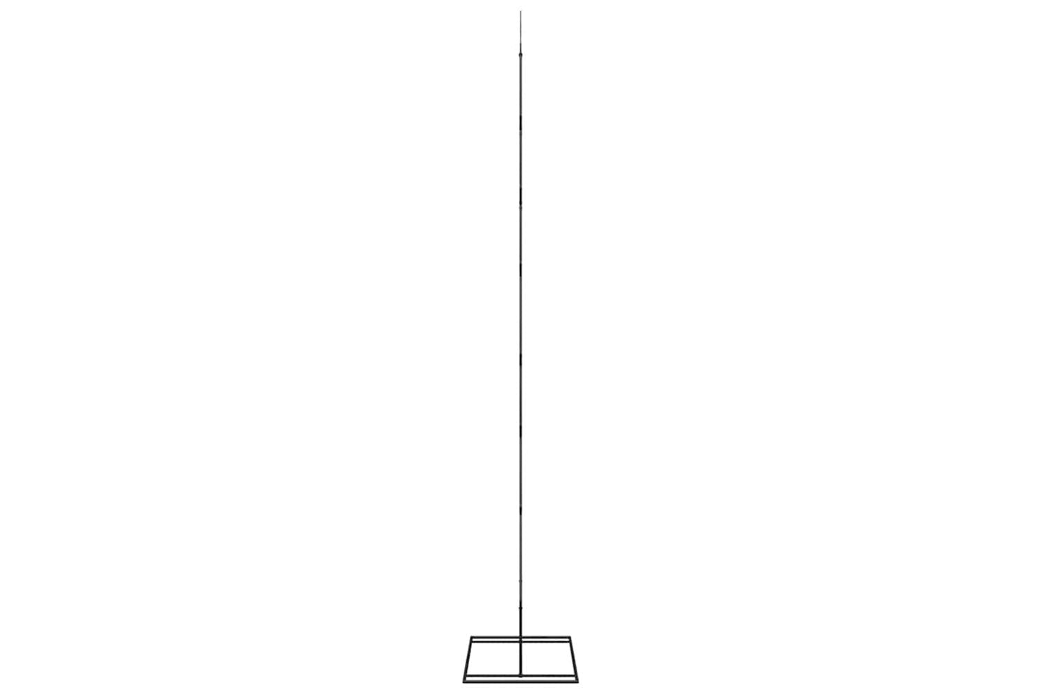 Vidaxl Metal Christmas Tree With Stand Black 210 Cm Steel-6