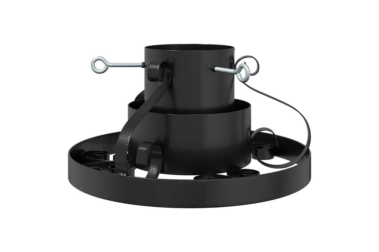 Vidaxl Christmas Tree Stand Black 40 X 40 X 21 Cm Steel-2