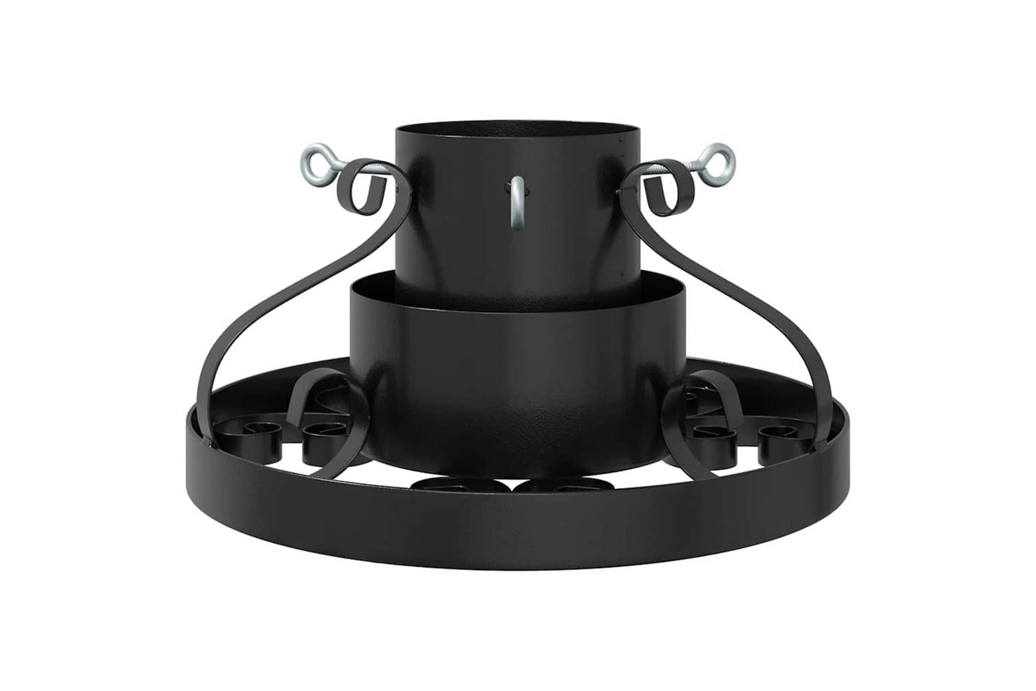 Vidaxl Christmas Tree Stand Black 40 X 40 X 21 Cm Steel-5