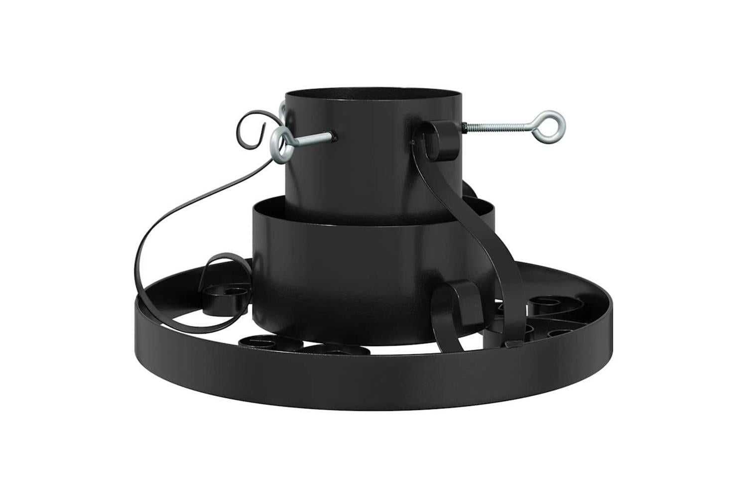 Vidaxl Christmas Tree Stand Black 40 X 40 X 21 Cm Steel-6