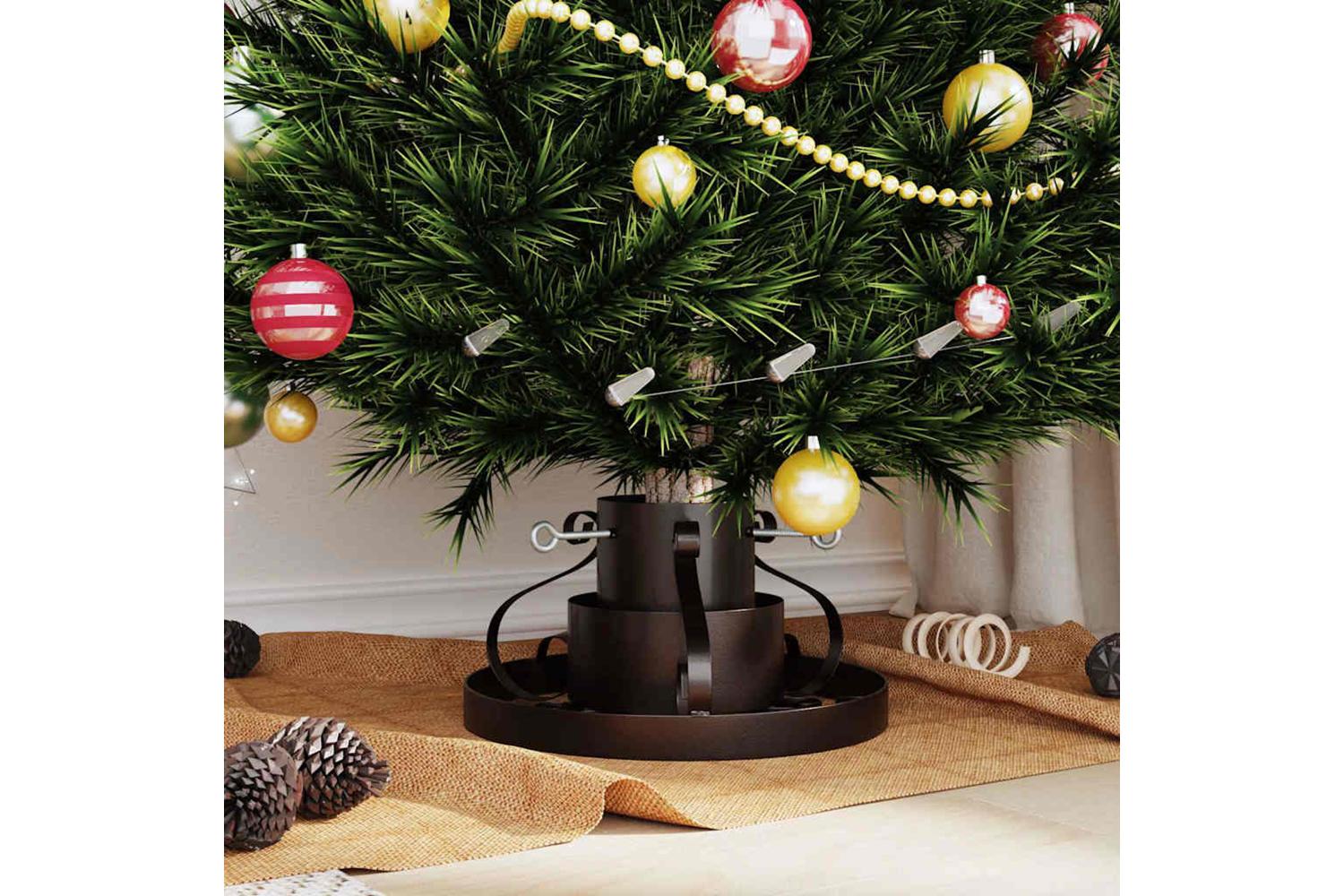 Vidaxl Christmas Tree Stand Antique Copper 40 X 40 X 205 Cm Steel-4
