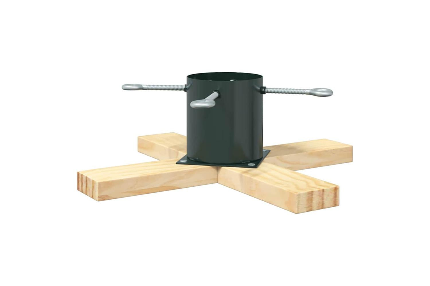 Vidaxl Christmas Tree Stand 173 Green 50 X 50 X 16 Cm Solid Pine Wood-2