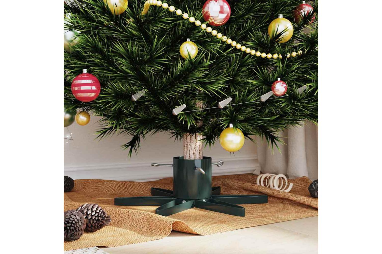 Vidaxl Christmas Tree Stand 173 Green 49 X 49 X 155 Cm Steel-4