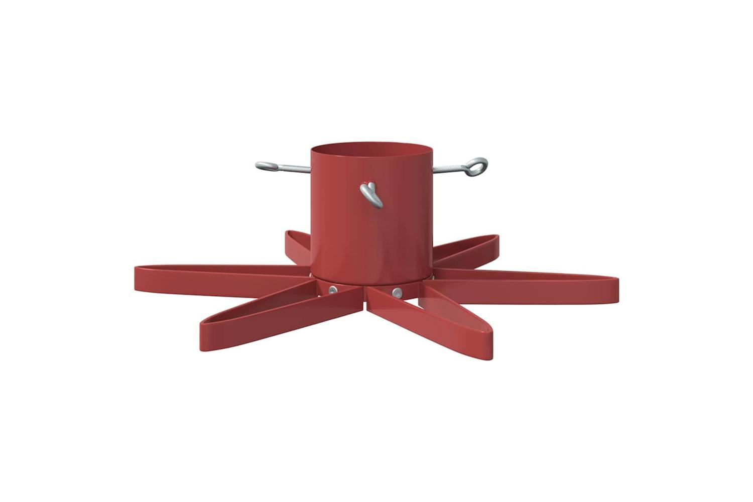 Vidaxl Christmas Tree Stand 173 Red 49 X 49 X 155 Cm Steel-5
