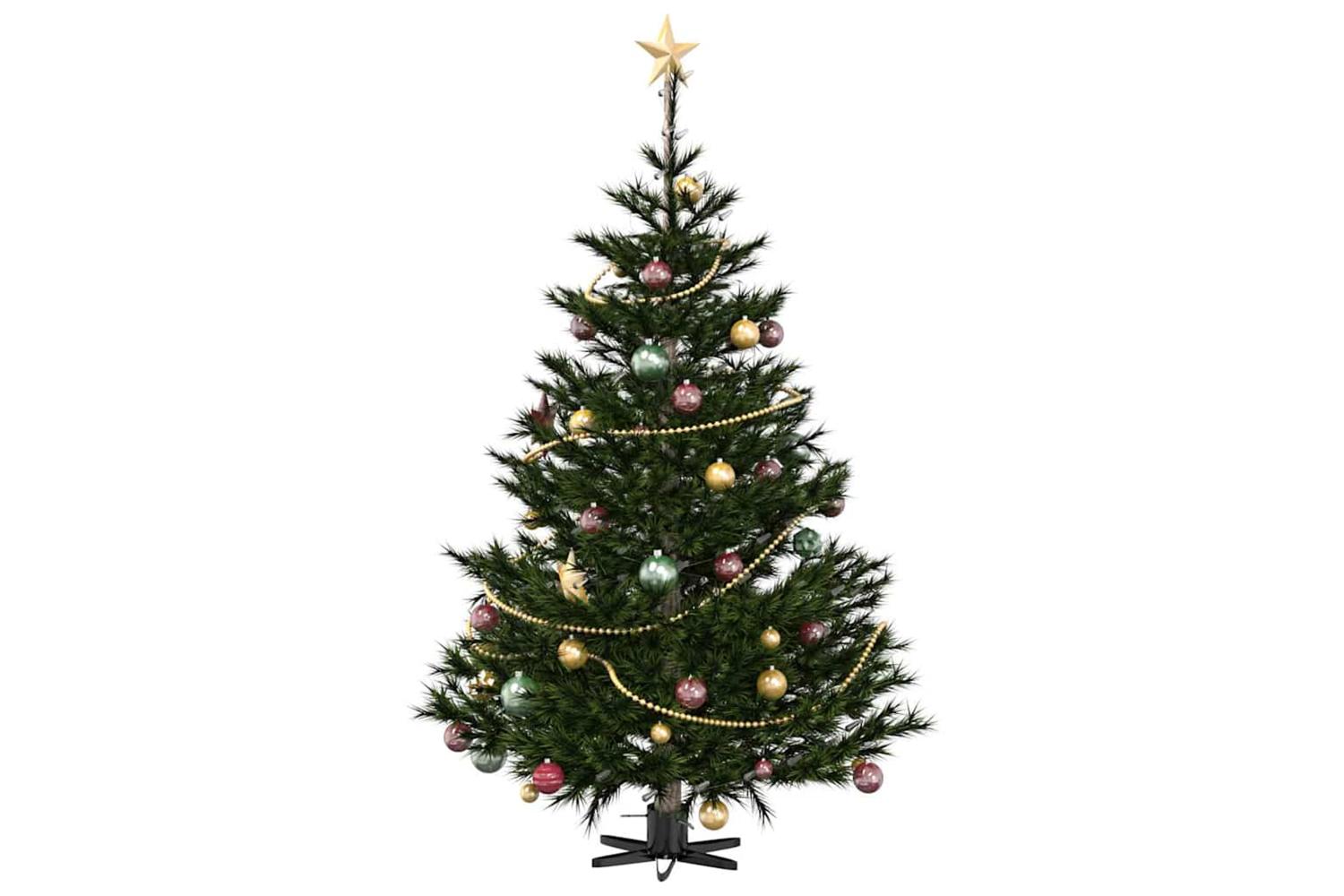 Vidaxl Christmas Tree Stand 173 Black 49 X 49 X 155 Cm Steel-3