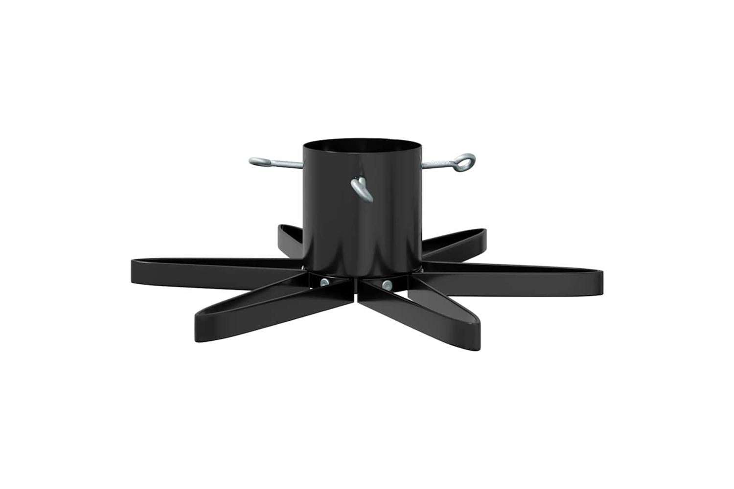 Vidaxl Christmas Tree Stand 173 Black 49 X 49 X 155 Cm Steel-5