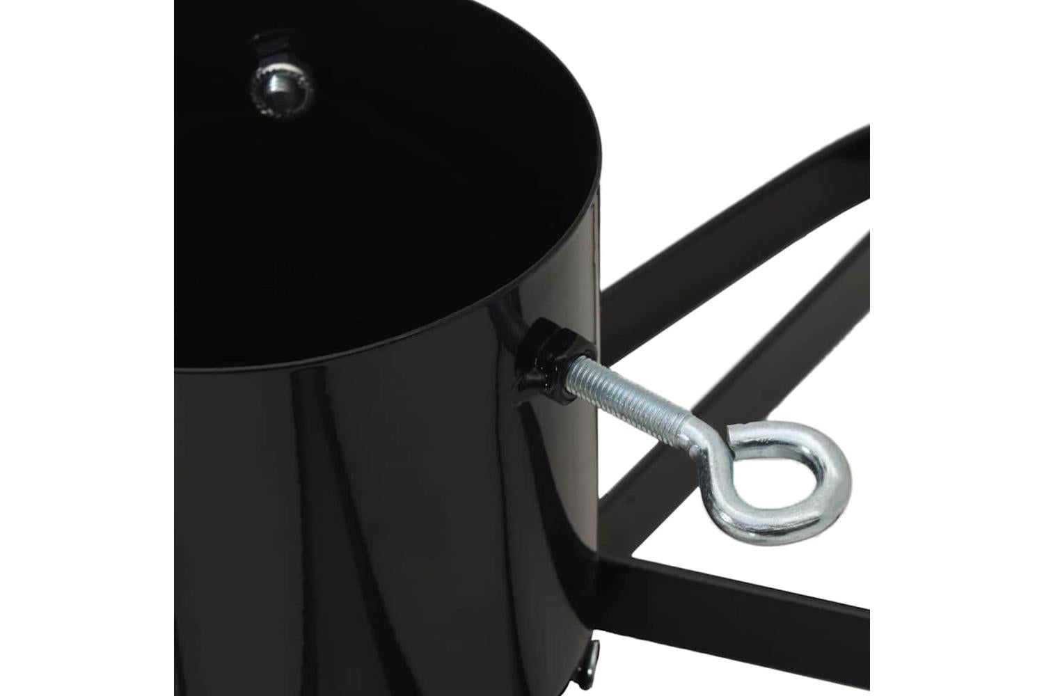 Vidaxl Christmas Tree Stand 173 Black 49 X 49 X 155 Cm Steel-8