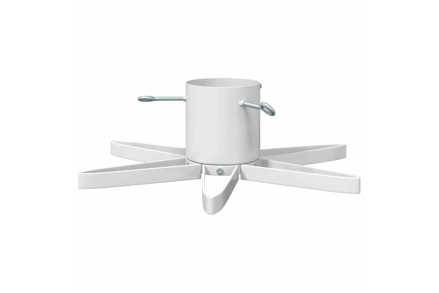 Vidaxl Christmas Tree Stand 173 White 49 X 49 X 155 Cm Steel-2