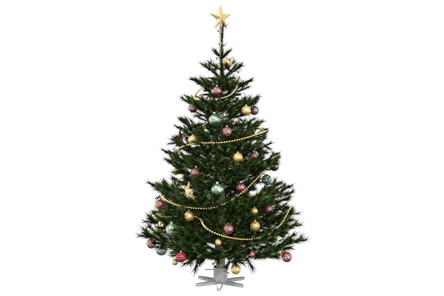 Vidaxl Christmas Tree Stand 173 White 49 X 49 X 155 Cm Steel-3