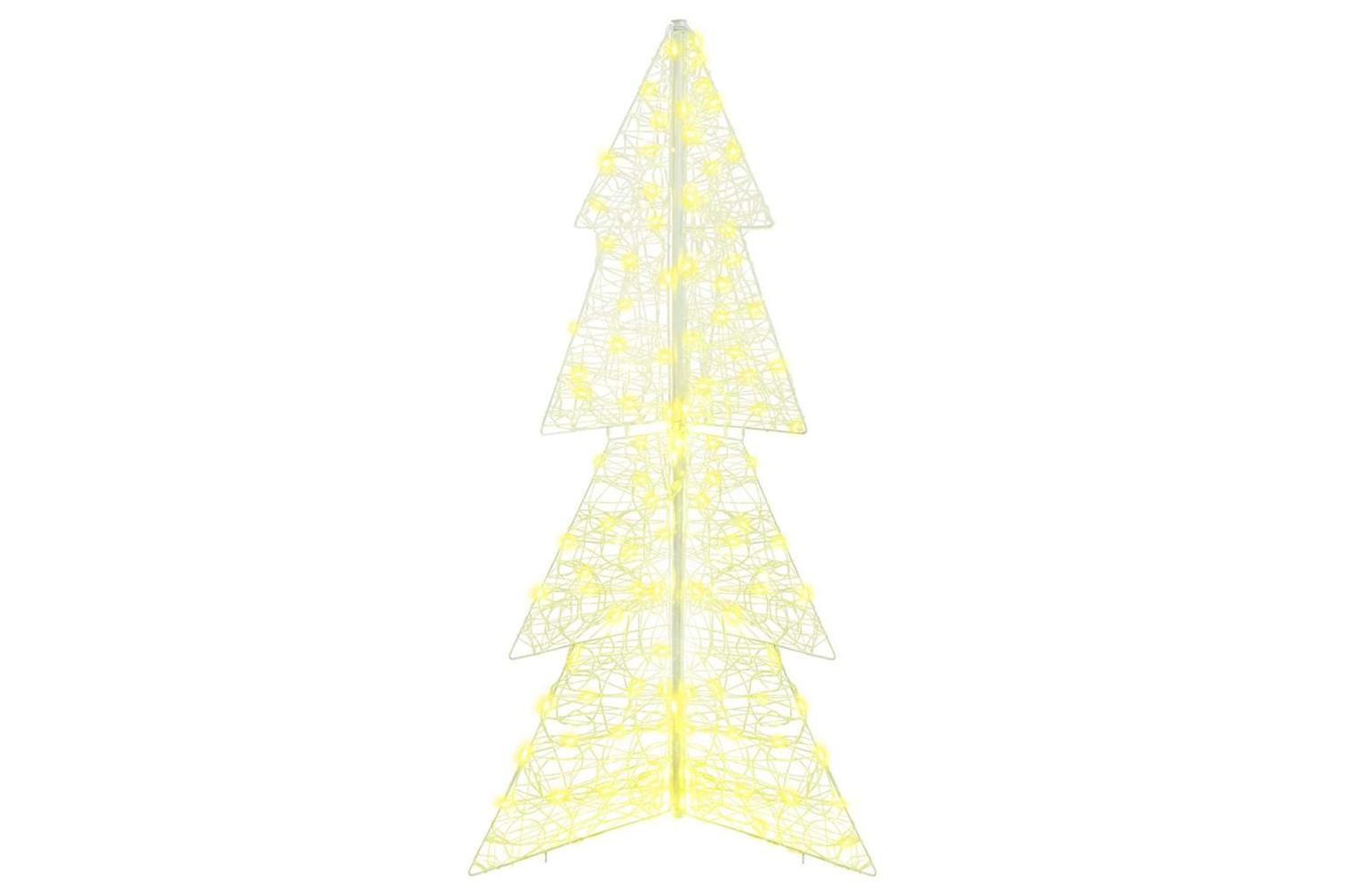 Vidaxl Christmas Tree With 160 Leds Warm White 150 Cm Acrylic-2