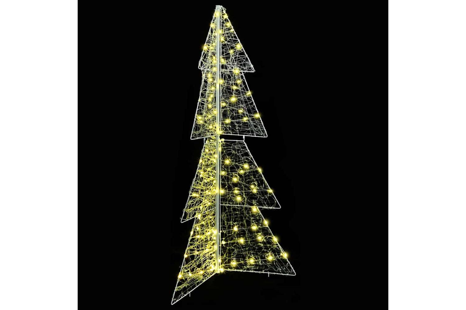Vidaxl Christmas Tree With 160 Leds Warm White 150 Cm Acrylic-3