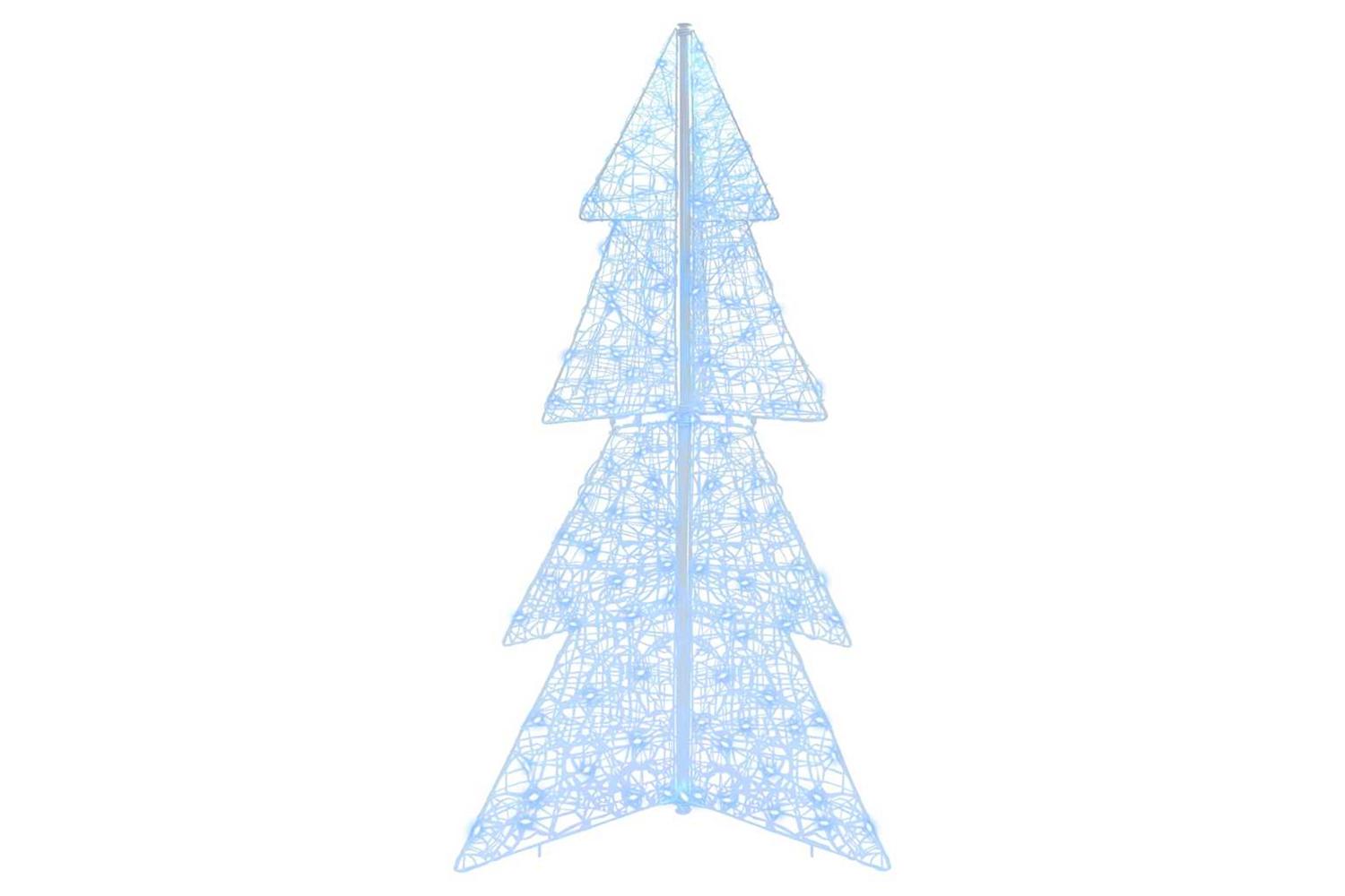 Vidaxl Christmas Tree With 160 Leds Cold White 150 Cm Acrylic-2