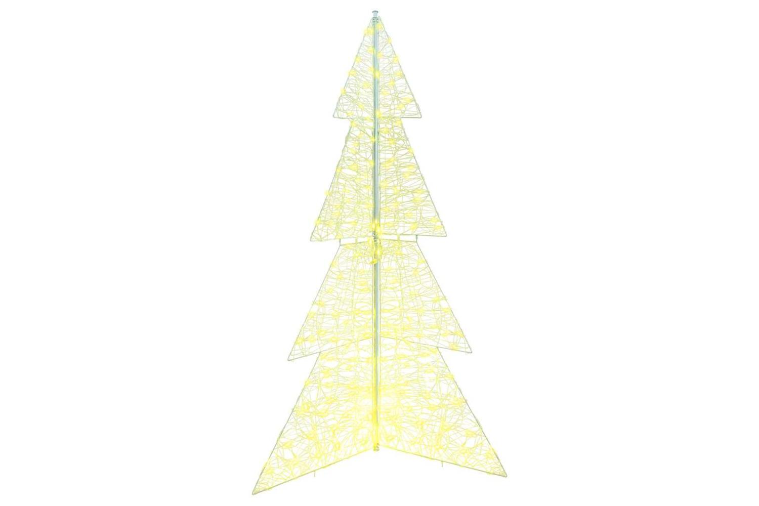 Vidaxl Christmas Tree With 240 Leds Warm White 180 Cm Acrylic-2