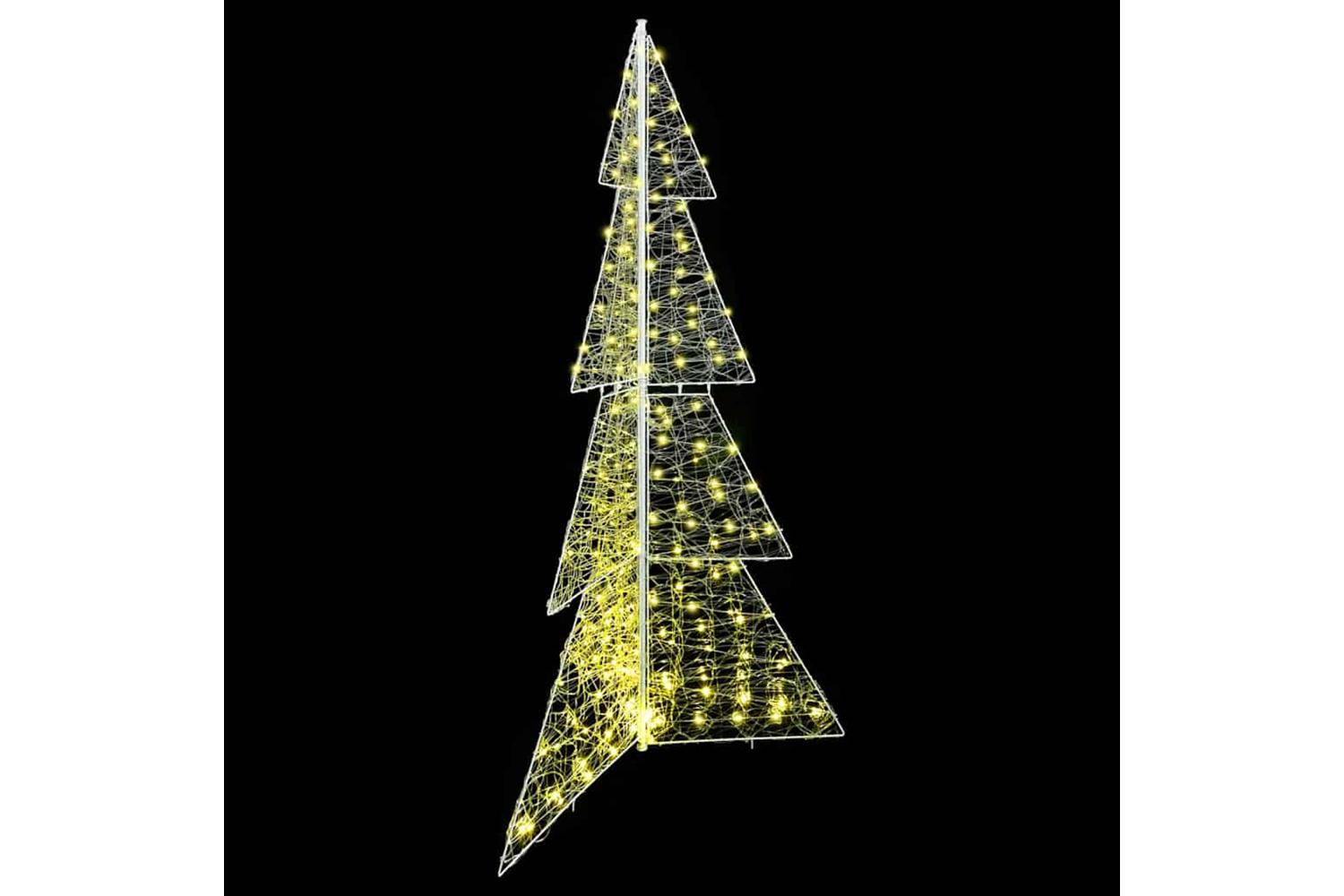 Vidaxl Christmas Tree With 240 Leds Warm White 180 Cm Acrylic-3