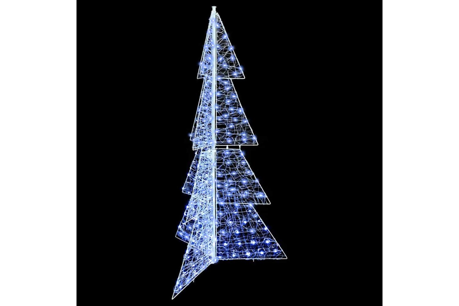 Vidaxl Christmas Tree With 240 Leds Cold White 180 Cm Acrylic-3