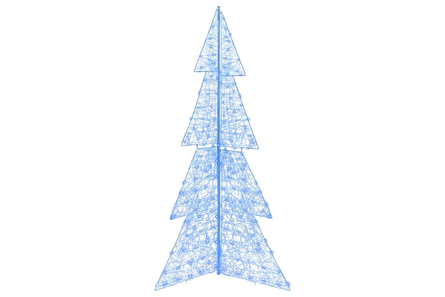 Vidaxl Christmas Tree With 240 Leds Blue 180 Cm Acrylic-2