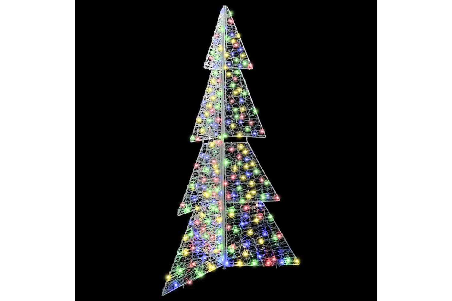 Vidaxl Christmas Tree With 240 Leds Multicolour 180 Cm Acrylic-2