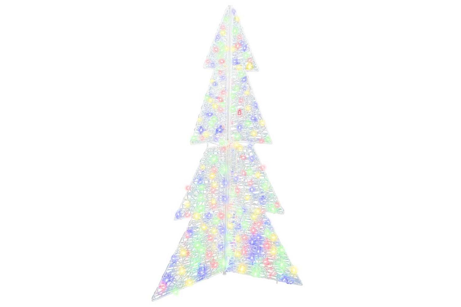 Vidaxl Christmas Tree With 240 Leds Multicolour 180 Cm Acrylic-3