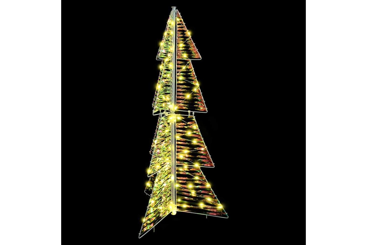 Vidaxl Christmas Tree With 100 Leds Warm White 120 Cm Pet-3