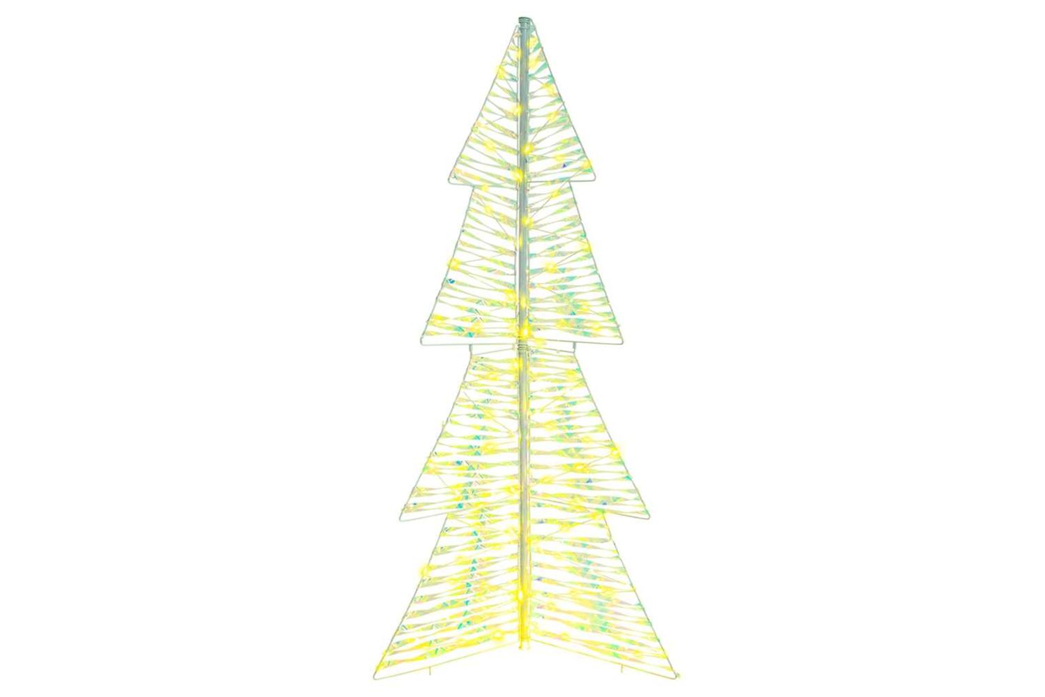 Vidaxl Christmas Tree With 160 Leds Warm White 150 Cm Pet-2