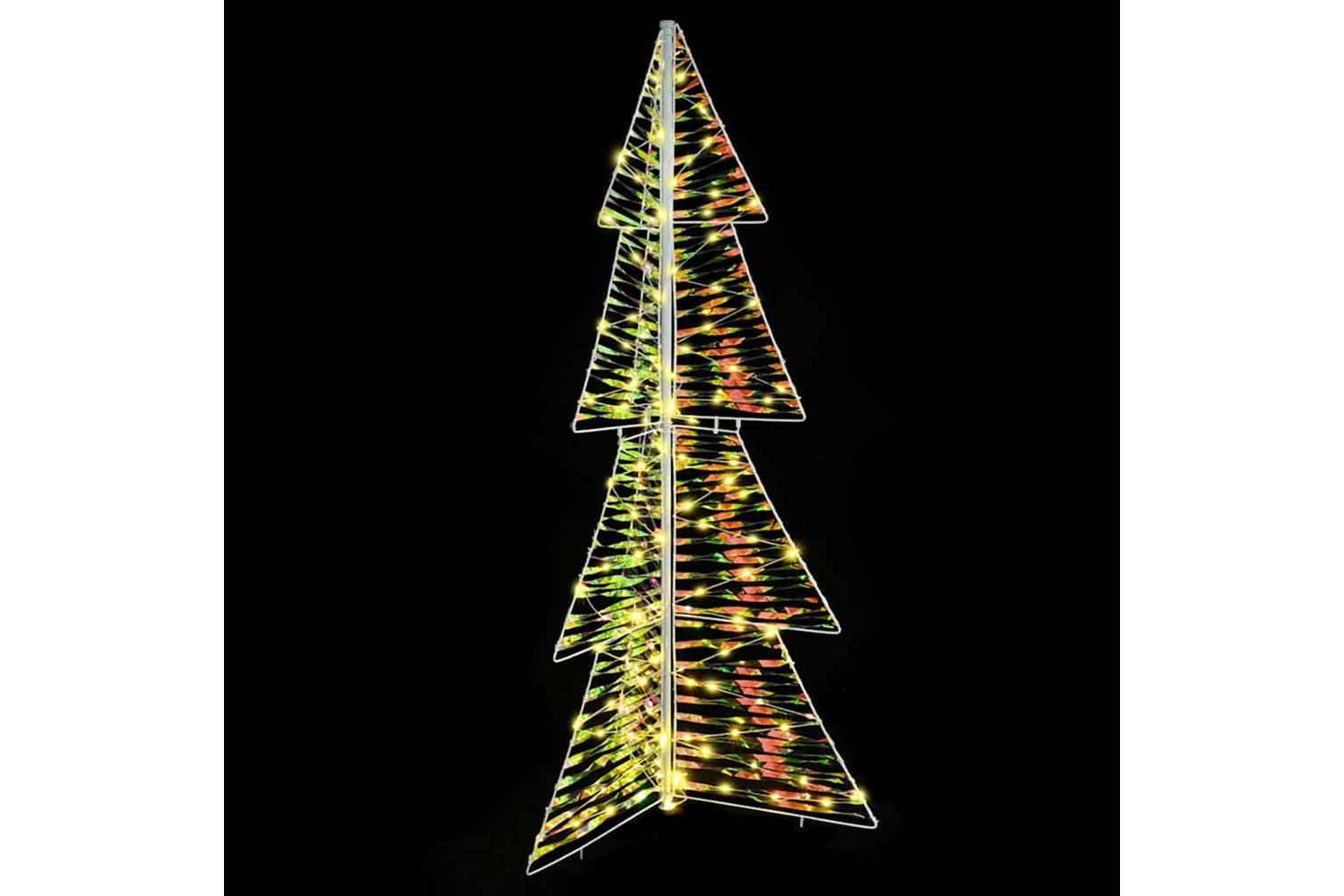 Vidaxl Christmas Tree With 160 Leds Warm White 150 Cm Pet-3