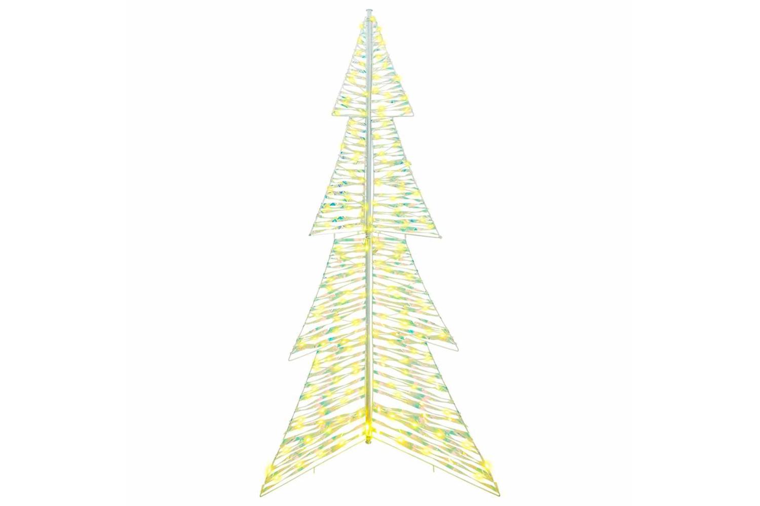 Vidaxl Christmas Tree With 240 Leds Warm White 180 Cm Pet-2