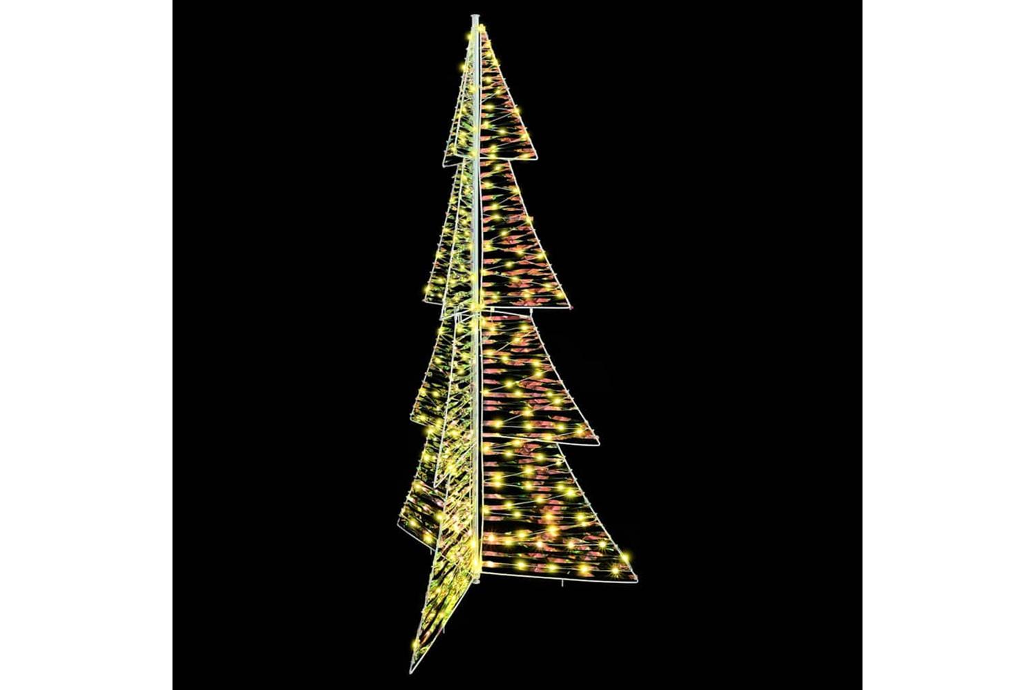 Vidaxl Christmas Tree With 240 Leds Warm White 180 Cm Pet-3