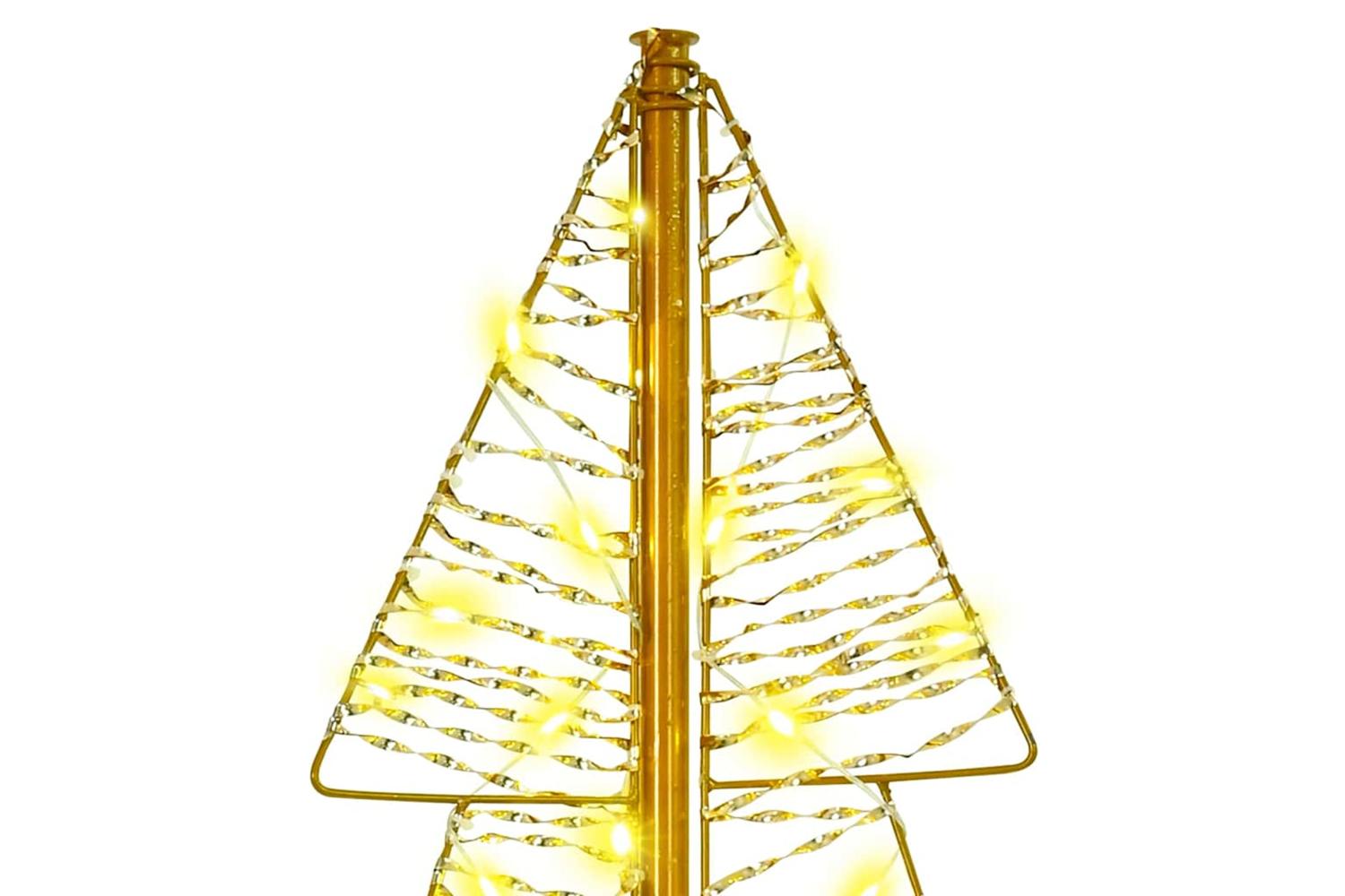 Vidaxl Christmas Tree With 100 Leds Warm White 120 Cm Pet-4