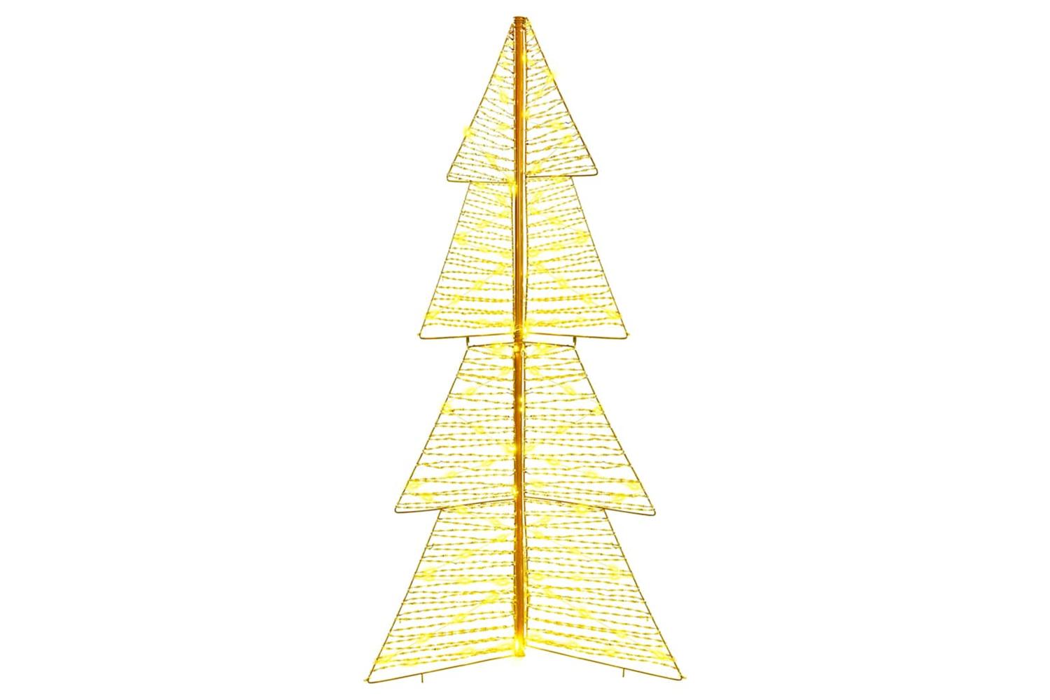 Vidaxl Christmas Tree With 160 Leds Warm White 150 Cm Pet-2