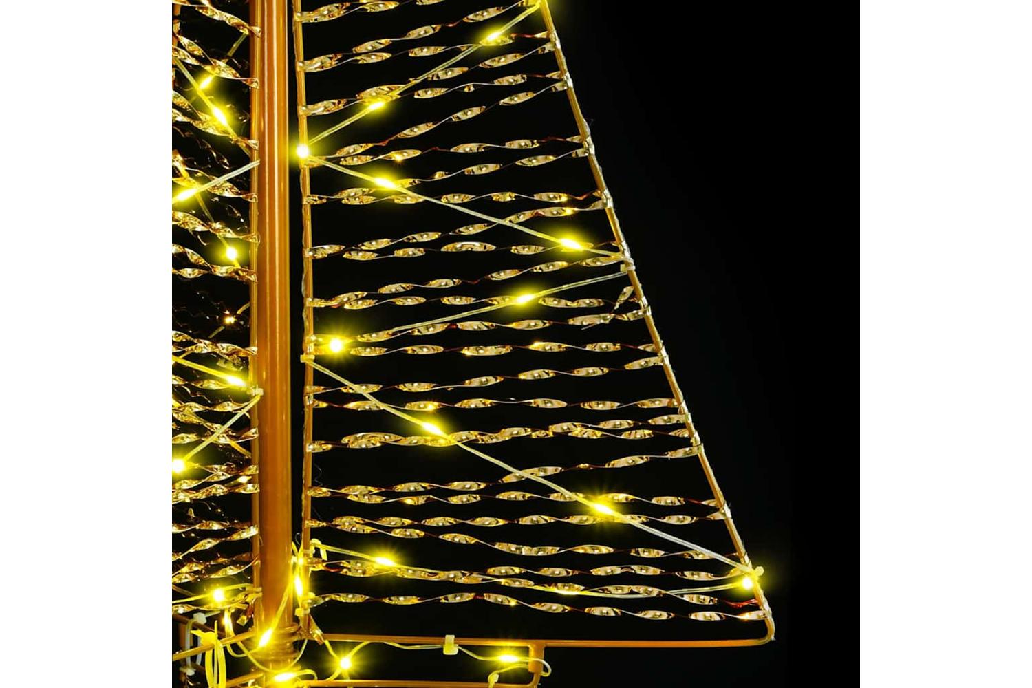 Vidaxl Christmas Tree With 160 Leds Warm White 150 Cm Pet-5
