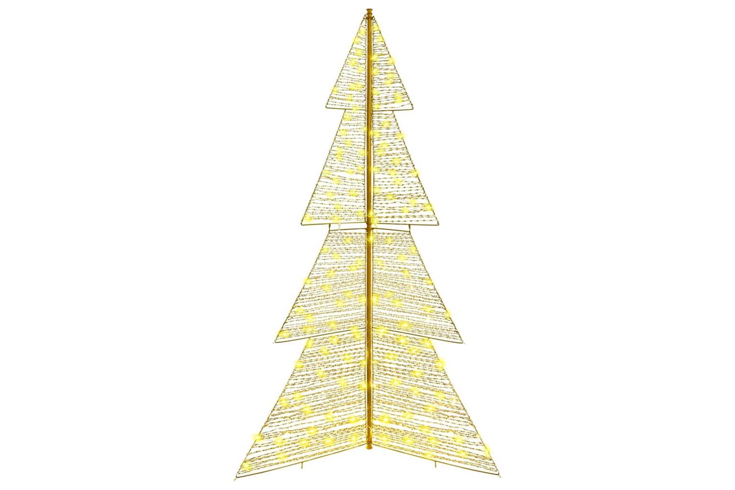 Vidaxl Christmas Tree With 240 Leds Warm White 180 Cm Pet-2