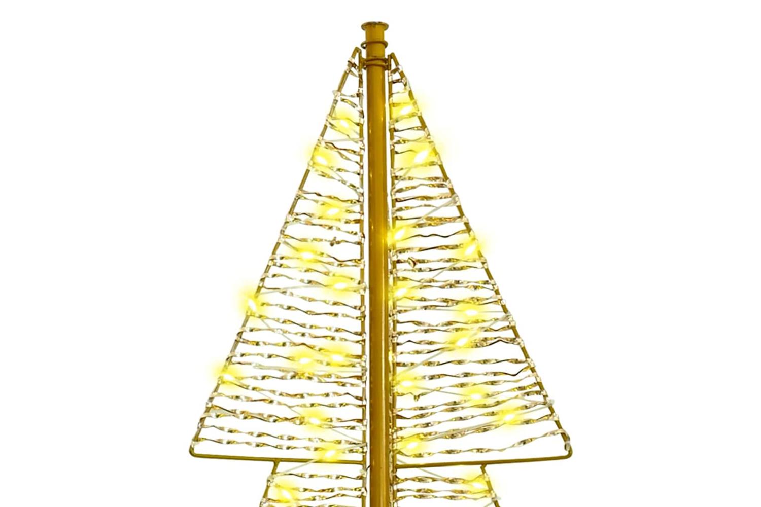 Vidaxl Christmas Tree With 240 Leds Warm White 180 Cm Pet-4