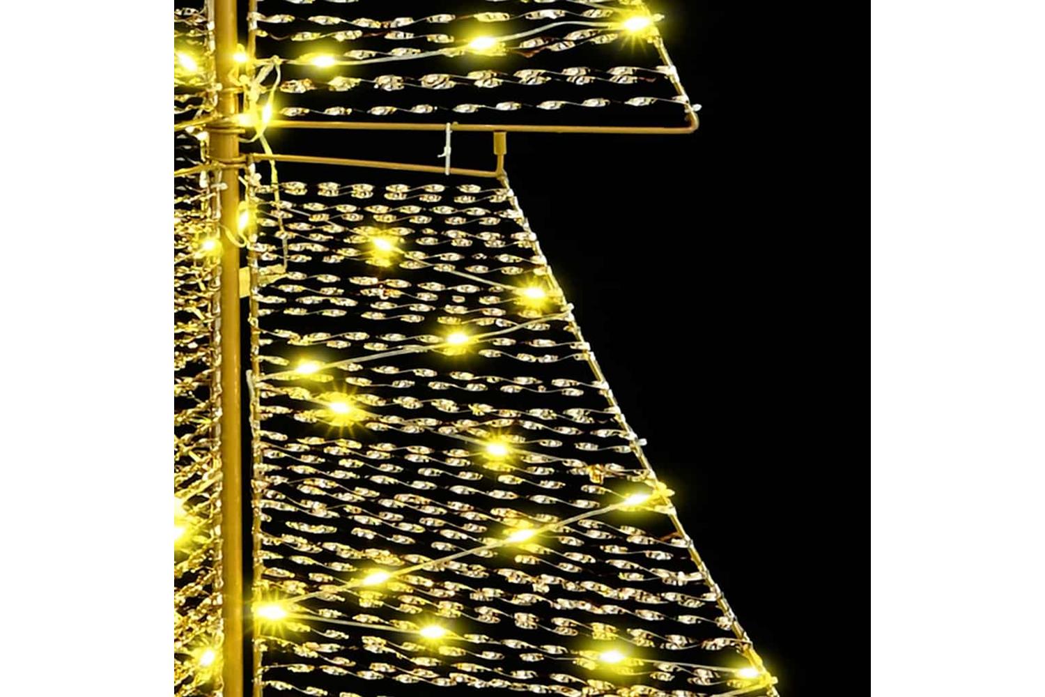 Vidaxl Christmas Tree With 240 Leds Warm White 180 Cm Pet-5