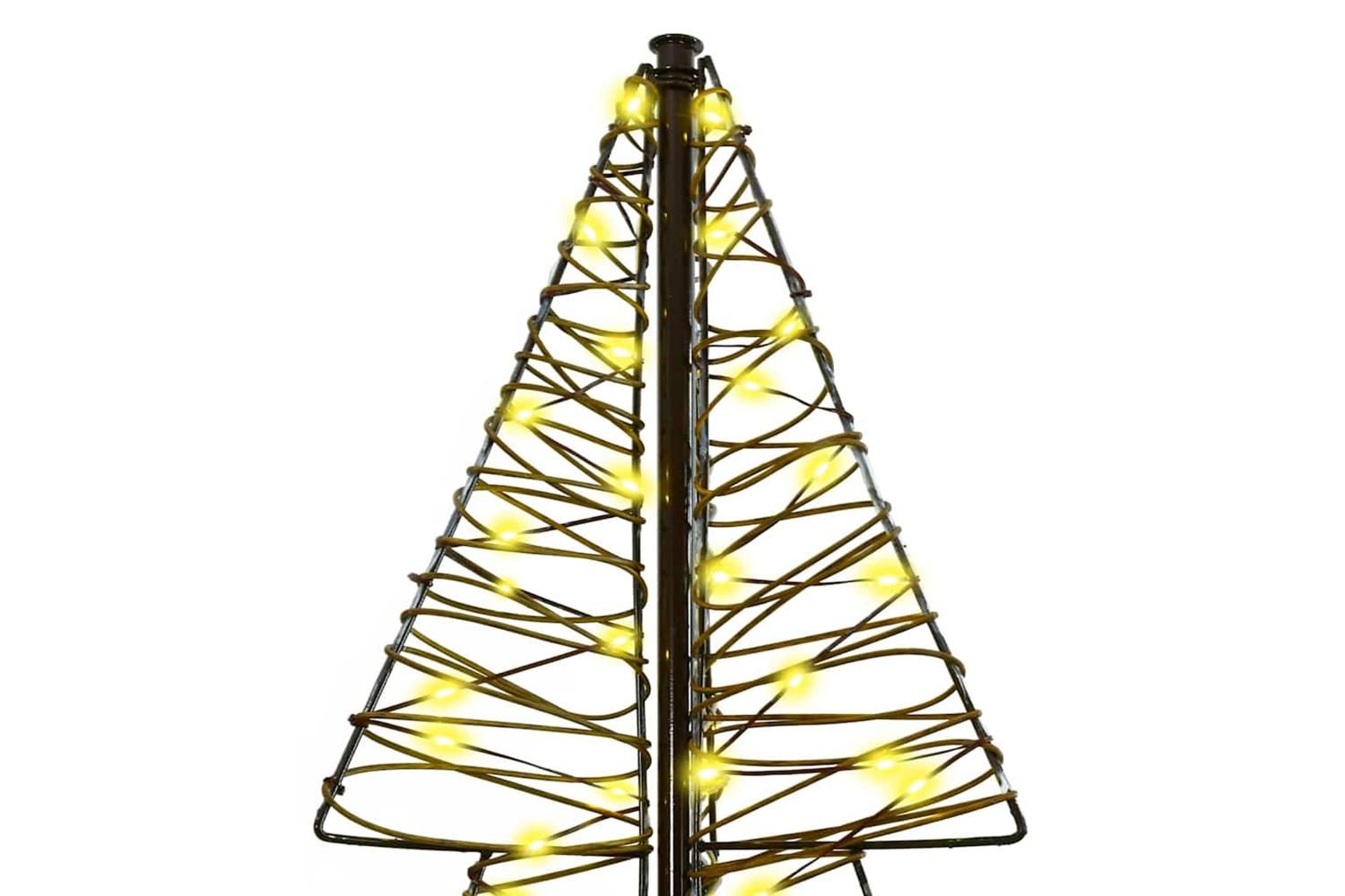 Vidaxl Christmas Tree With 240 Leds Warm White 180 Cm Rattan-4