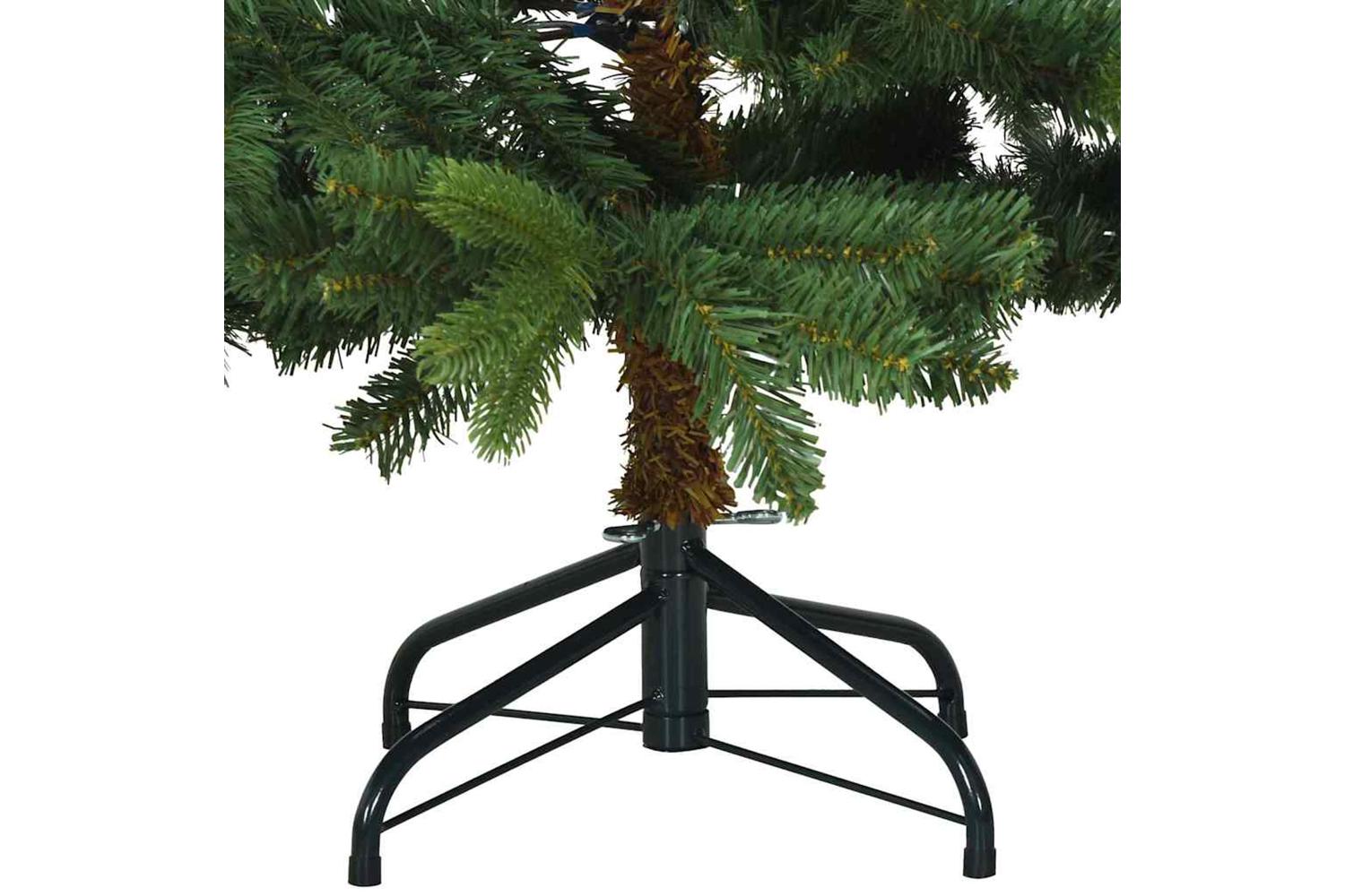 Vidaxl Artificial Hinged Christmas Tree Green 150 Cm Pvc Pe And Steel-6