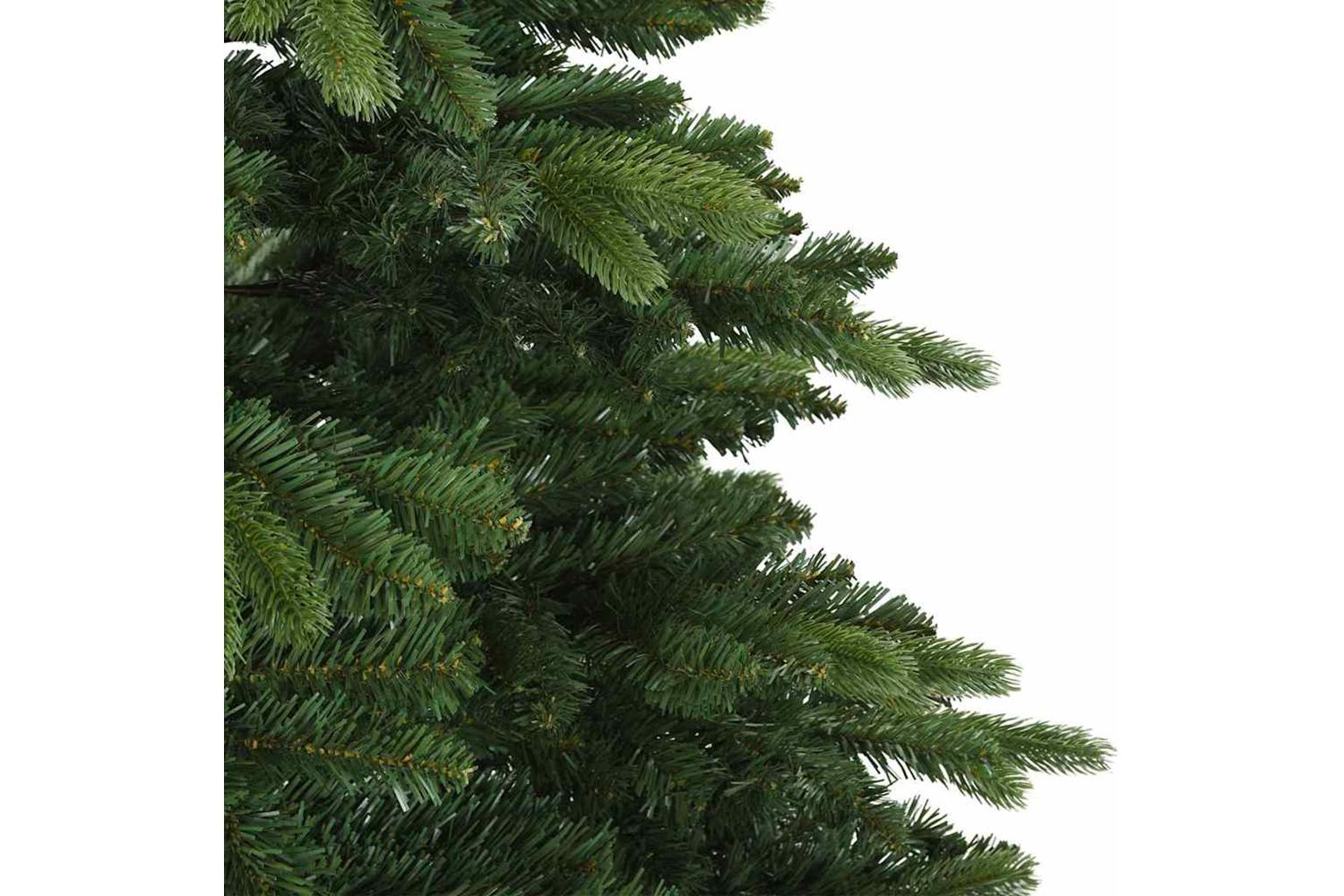 Vidaxl Artificial Hinged Christmas Tree Green 210 Cm Pvc Pe And Steel-5