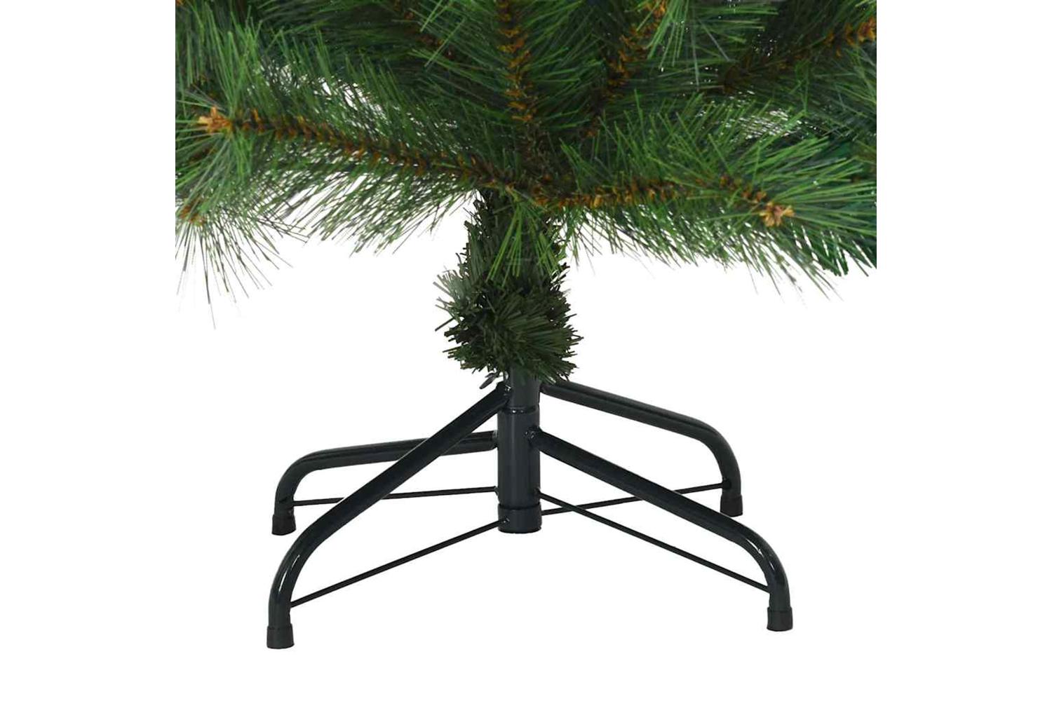 Vidaxl Artificial Hinged Christmas Tree Green 120 Cm Pvc Steel-6