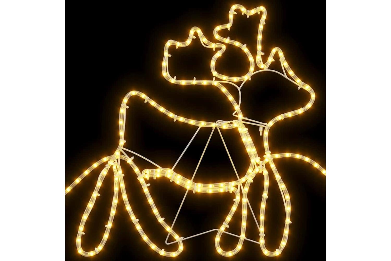 Vidaxl Christmas Decoration With 1224 Leds Multicolour 69 X 79 Cm Pvc-10