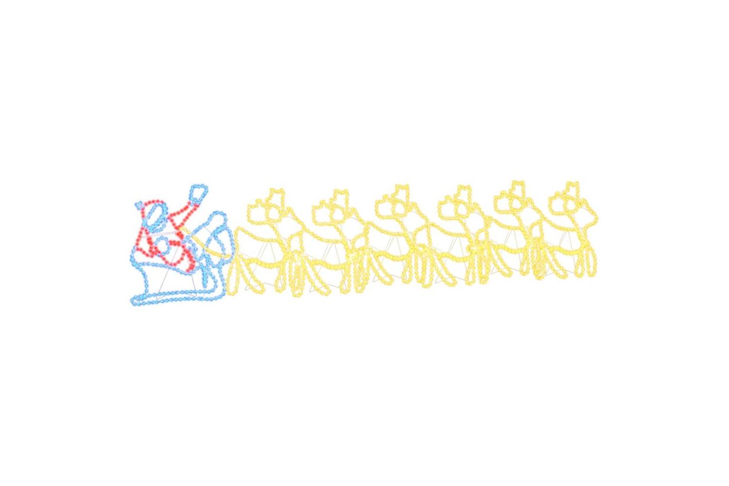 Vidaxl Led Christmas Decoration Multicolour 69 X 79 Cm Pvc-2