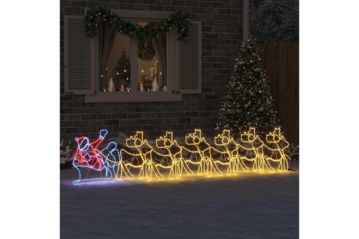 Vidaxl Led Christmas Decoration Multicolour 69 X 79 Cm Pvc-3