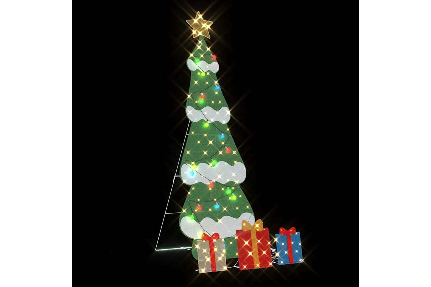 Vidaxl Lighted Christmas Tree With 3 Gift Boxes 2d Warm White 180 Cm-5